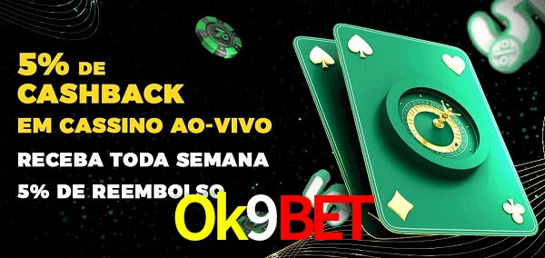 Promoções do cassino ao Vivo Ok9Bet